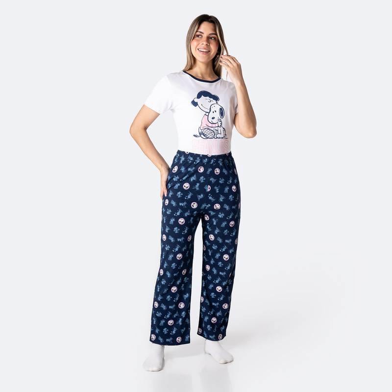 PIJAMA LARA2-SNOOPY JERSEY MUJER - 2