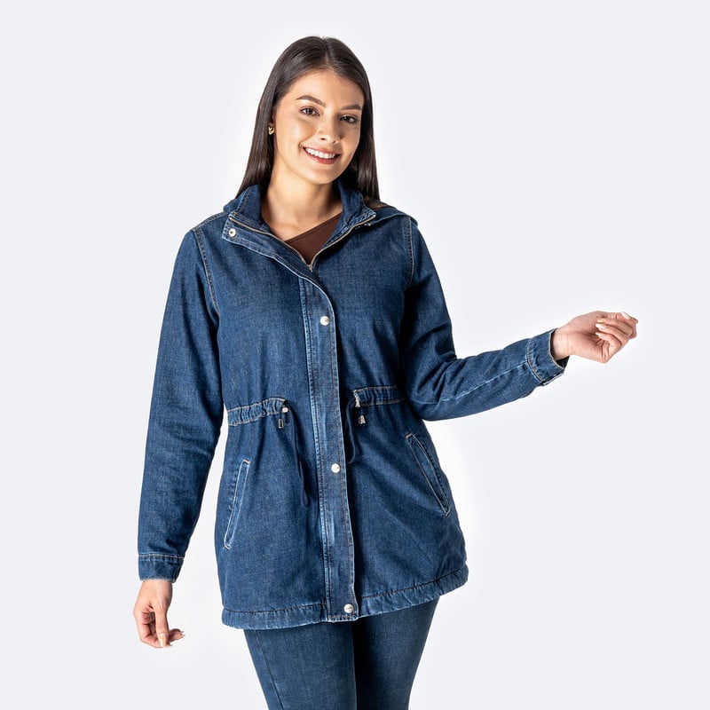 CASACA DENIM MUJER LUZCELY - 1