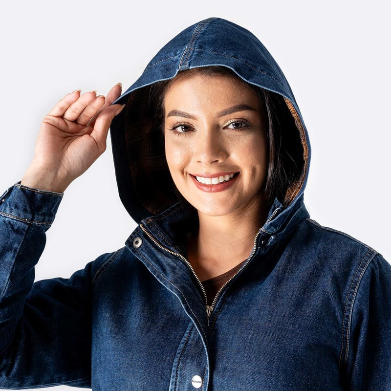 CASACA DENIM MUJER LUZCELY - 2