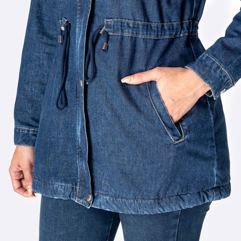 CASACA DENIM MUJER LUZCELY - 3