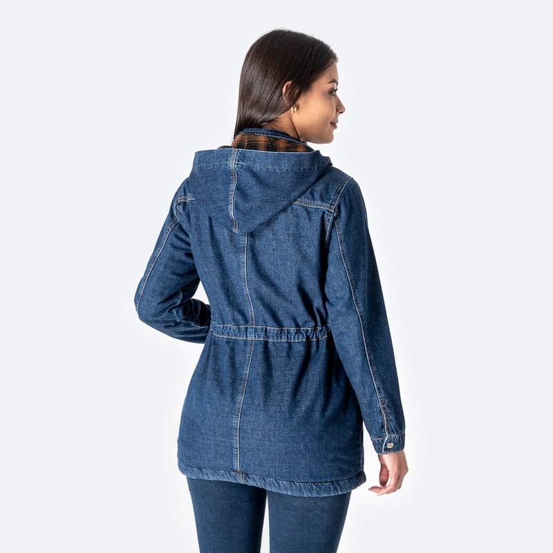 CASACA DENIM MUJER LUZCELY - 4