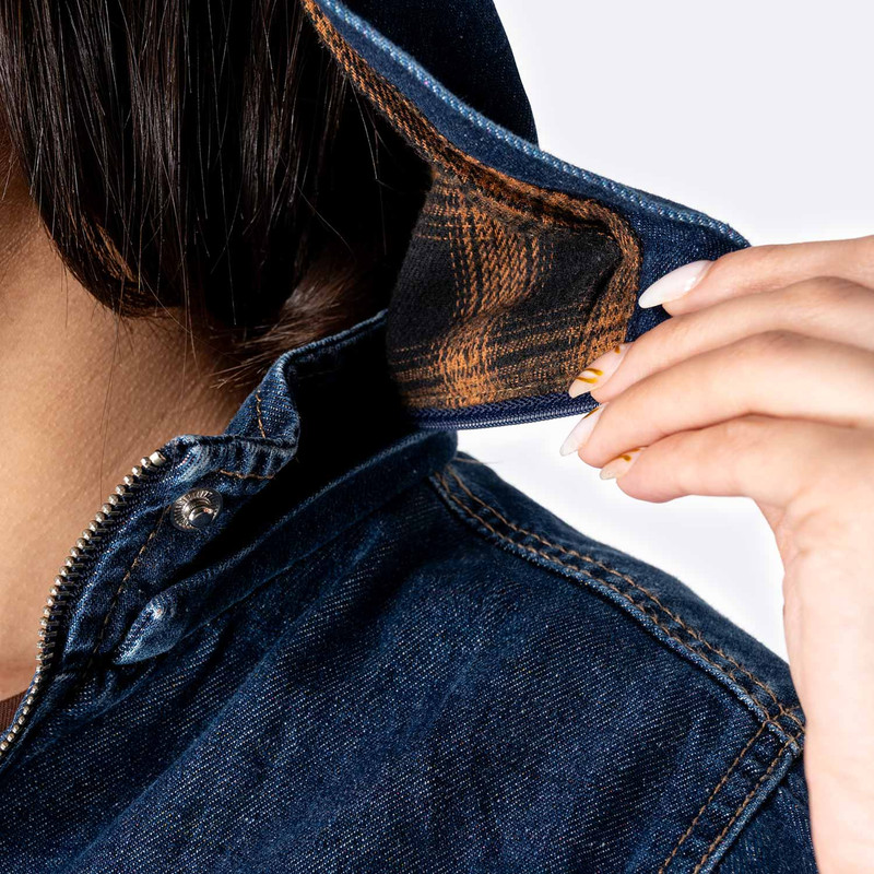 CASACA DENIM MUJER LUZCELY - 5
