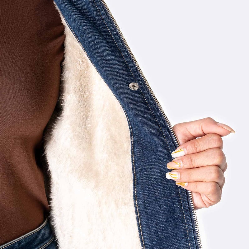 CASACA DENIM MUJER LUZCELY - 6