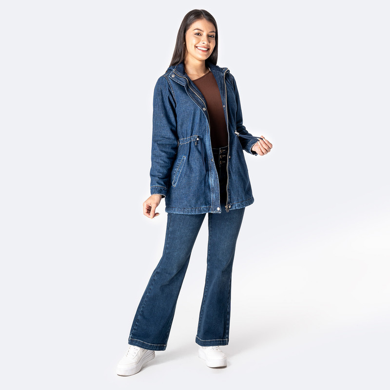 CASACA DENIM MUJER LUZCELY - 7