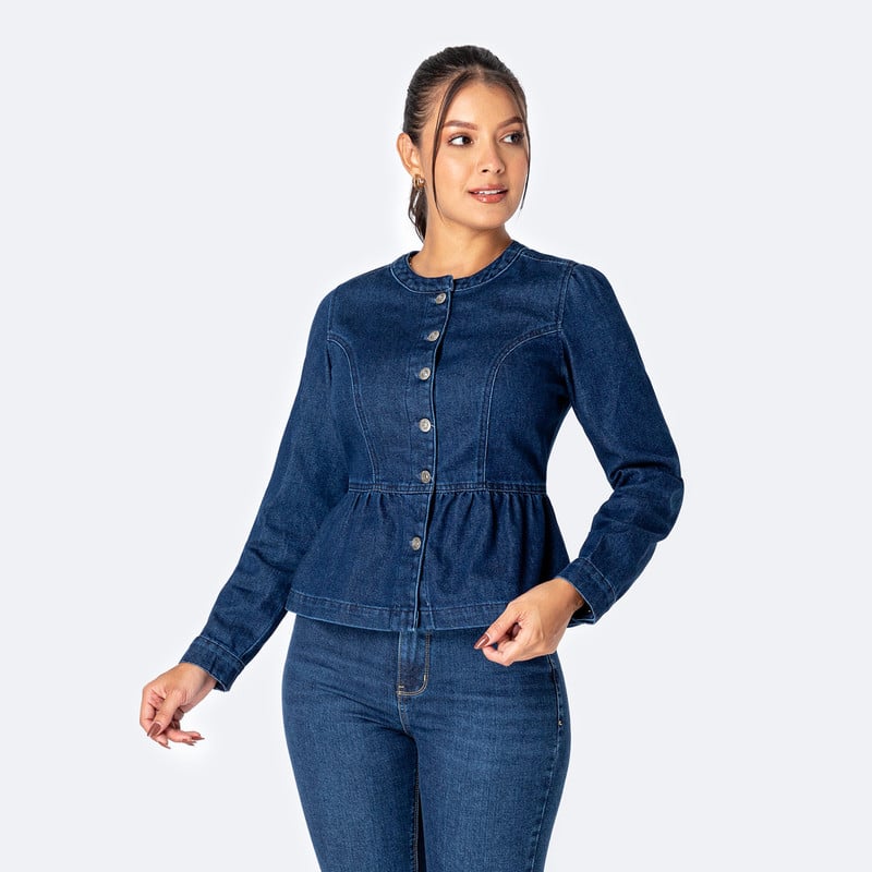 CASACA DENIM MUJER ERHIS - 1