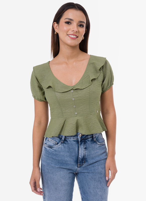 BLUSAS LINO MUJER KANIX - 1
