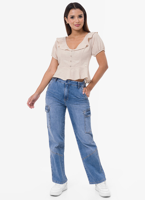 BLUSAS LINO MUJER KANIX - 2