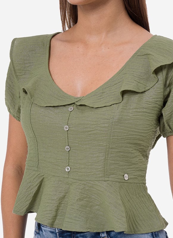 BLUSAS LINO MUJER KANIX - 4