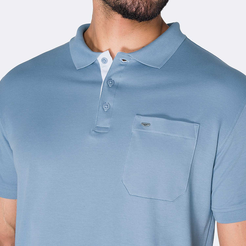 POLO BOX BASICO GAMUZA PIMA  HOMBRE BRAXIS - 2