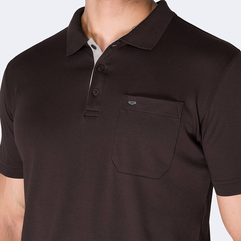POLO BOX BASICO GAMUZA PIMA HOMBRE BRAXIS - 2