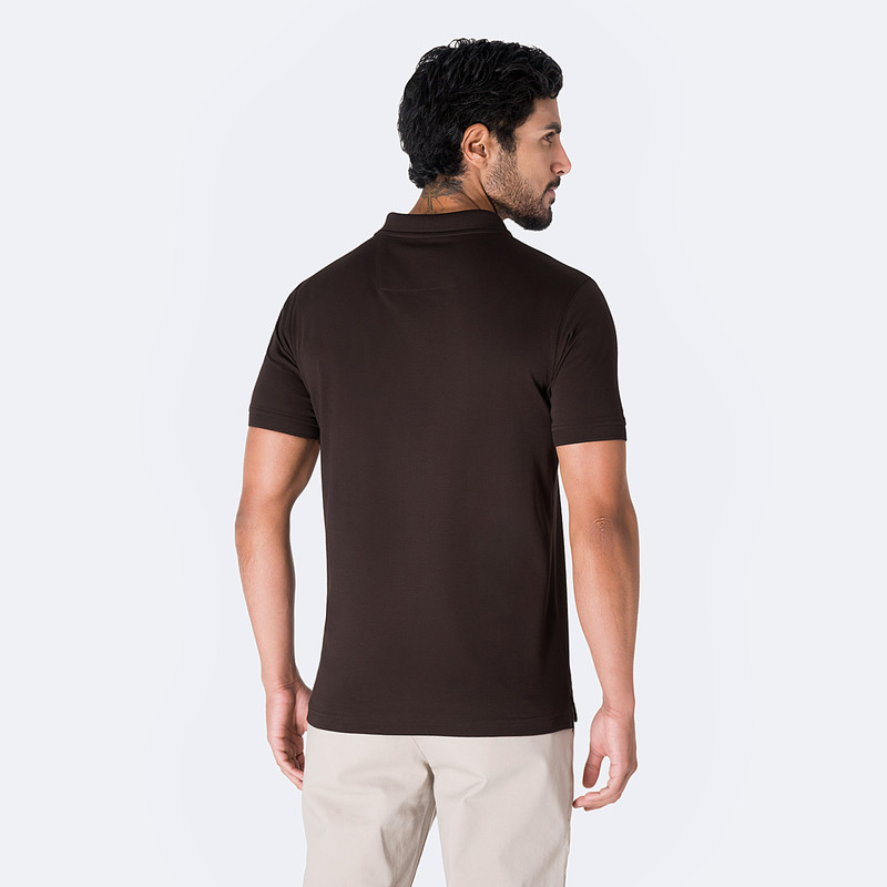 POLO BOX BASICO GAMUZA PIMA HOMBRE BRAXIS - 3