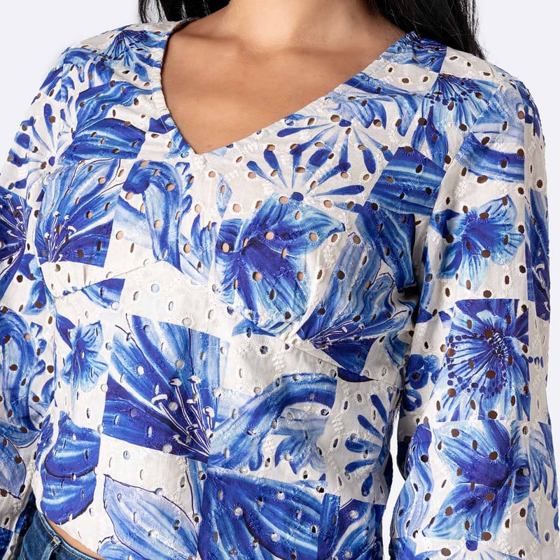 BLUSAS BRODERY MUJER SWANN - 2