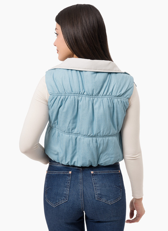 CHALECO DENIM MUJER QUIM - 3