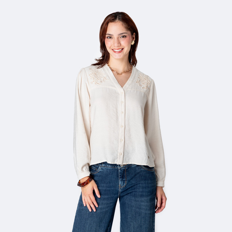 BLUSAS POPELINA MUJER WINIKA - 1
