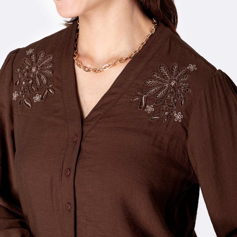 BLUSAS POPELINA MUJER WINIKA - 2