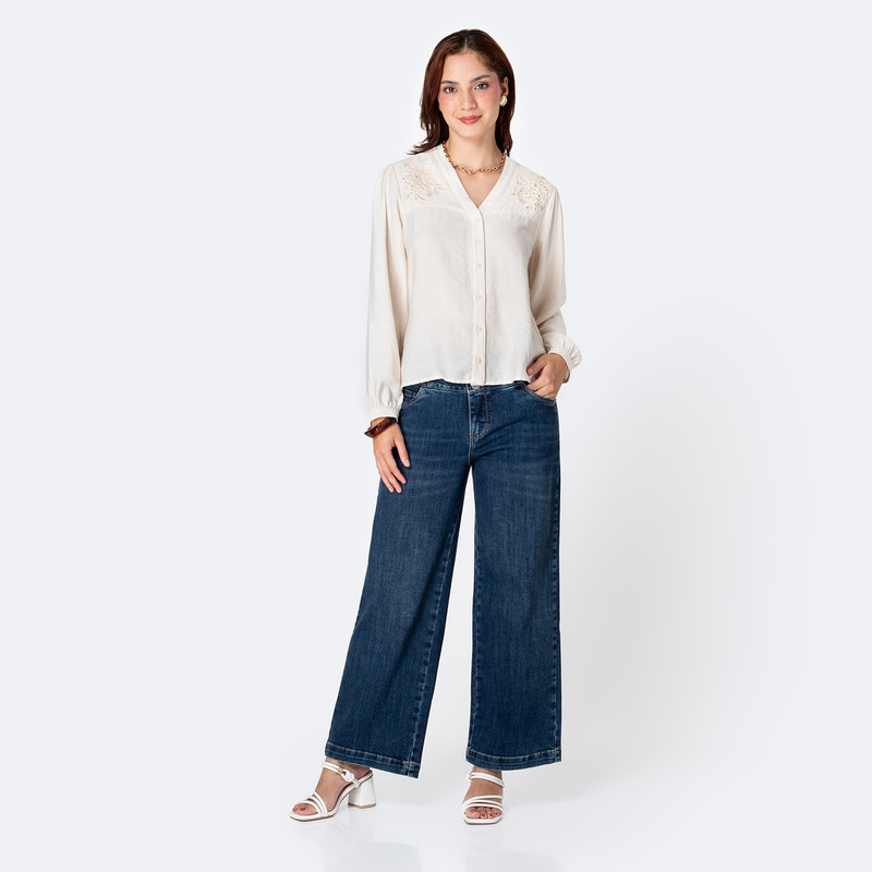 BLUSAS POPELINA MUJER WINIKA - 5