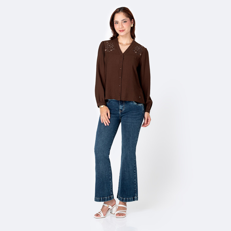 BLUSAS POPELINA MUJER WINIKA - 5
