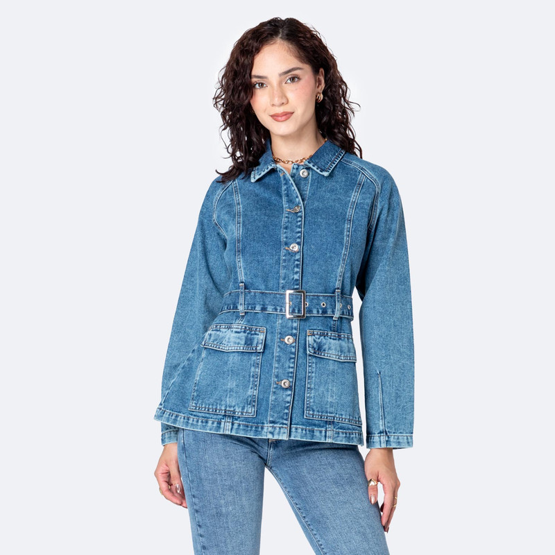 CASACA DENIM MUJER GALENAH - 1
