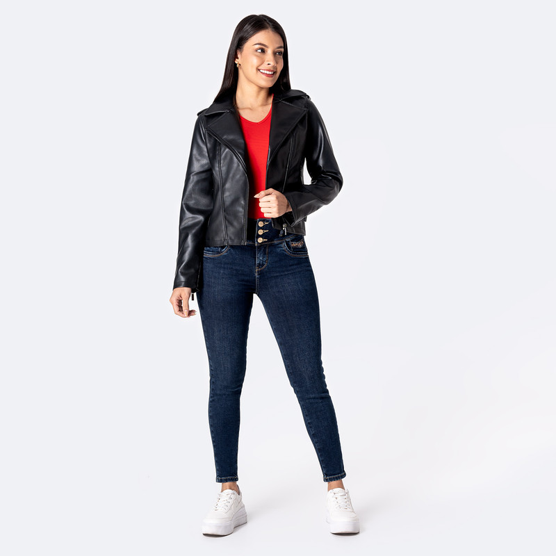 CASACA CUERINA MUJER TAMAR - 5