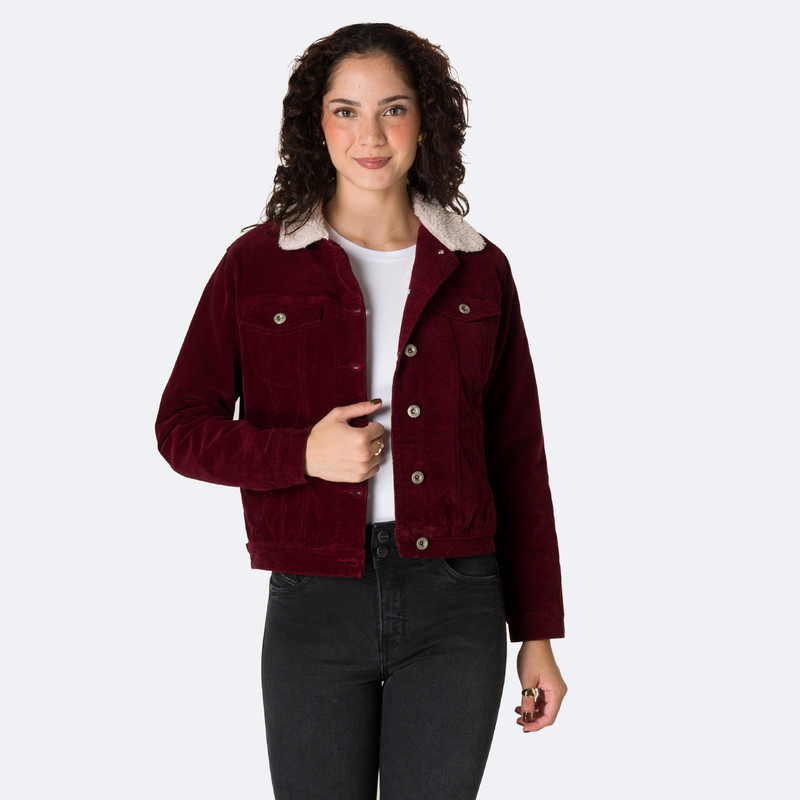 CASACA CORDUROY MUJER ZARAMI - 1