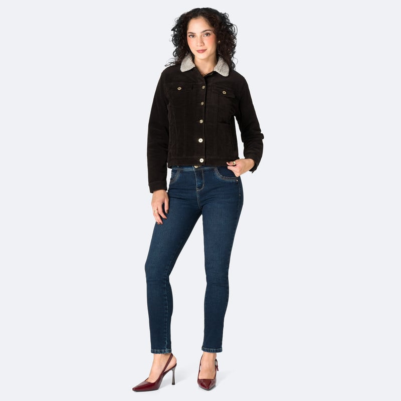 CASACA CORDUROY MUJER ZARAMI - 4