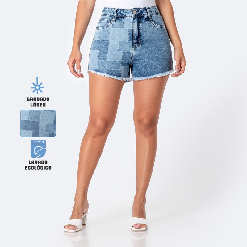 SHORT DENIM MUJER PAMELAH - 1