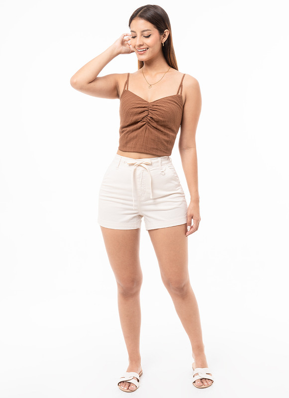 SHORT DRILL STRETCH MUJER BENILDE - 1