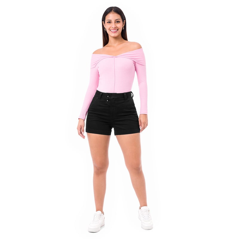 SHORT DRILL STRETCH MUJER ZARIF - 1