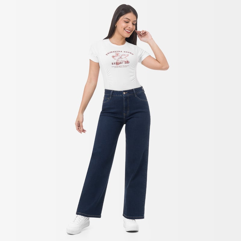 PANTALON DENIM STRETCH MUJER FONLE - 2