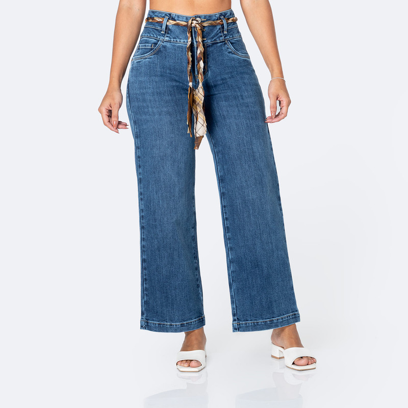 PANTALON DENIM STRETCH MUJER NYCKOL - 1