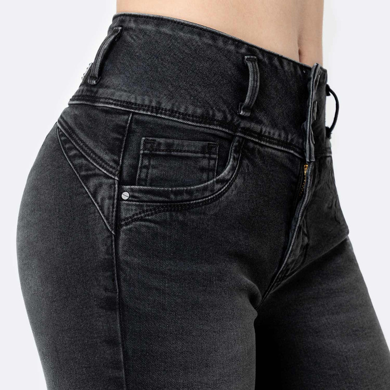 PANTALON DENIM STRETCH MUJER HITOMII - 4