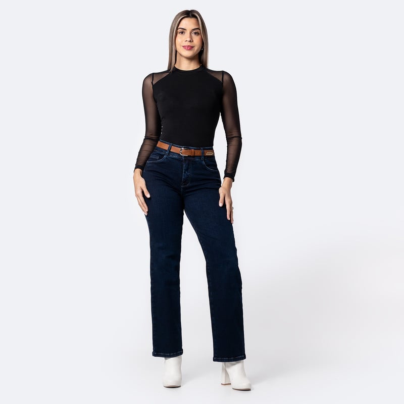 PANTALON DENIM STRETCH MUJER YERAH - 2