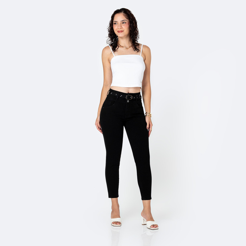 PANTALON DENIM STRETCH MUJER ZIANNA - 2