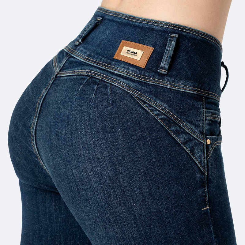 PANTALON DENIM STRETCH MUJER ANELLI - 5