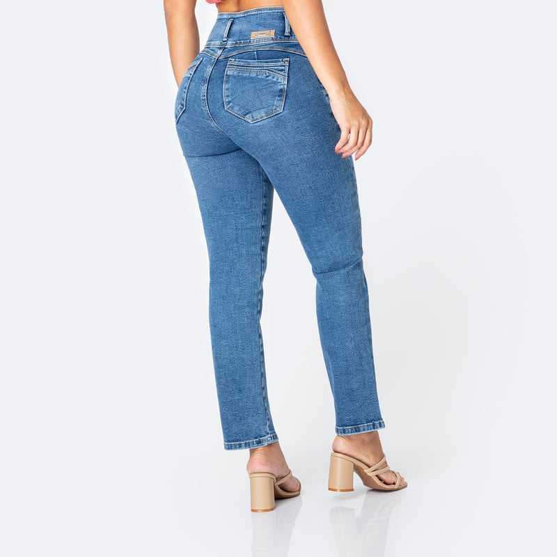 PANTALON DENIM STRETCH MUJER ZUA - 3