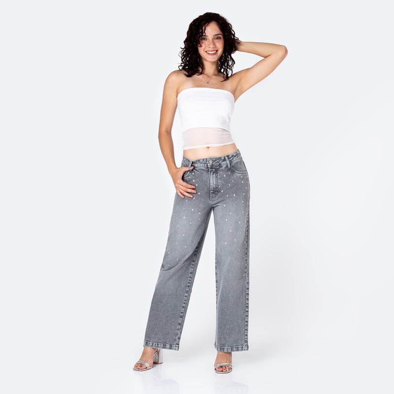 PANTALON DENIM STRETCH MUJER ESTARLY - 2