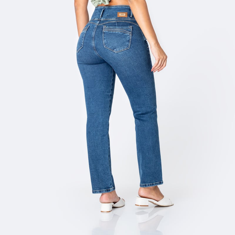 PANTALON DENIM STRETCH MUJER ZUA - 3