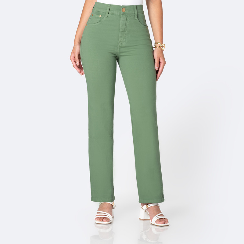 PANTALON DRILL STRETCH MUJER DIANA - 1