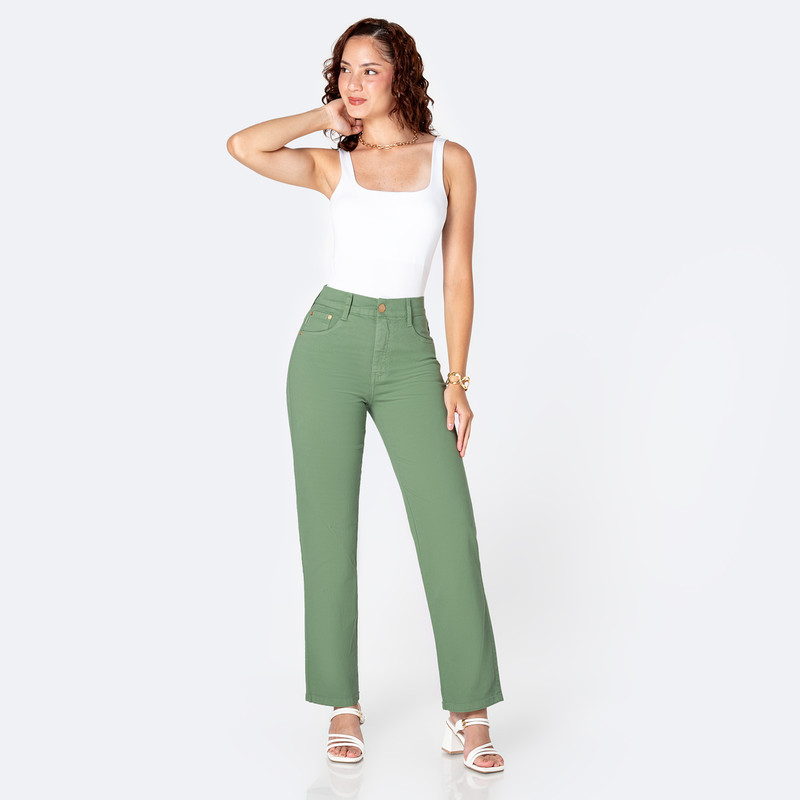 PANTALON DRILL STRETCH MUJER DIANA - 2