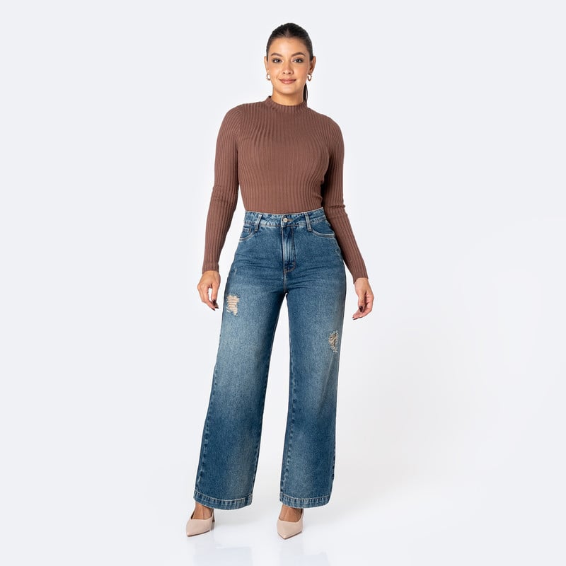 PANTALON DENIM MUJER KELENAH - 2