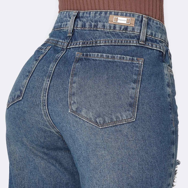PANTALON DENIM MUJER KELENAH - 5