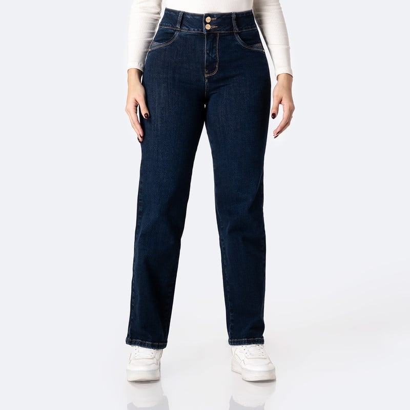 PANTALON DENIM STRETCH MUJER BREANI - 1