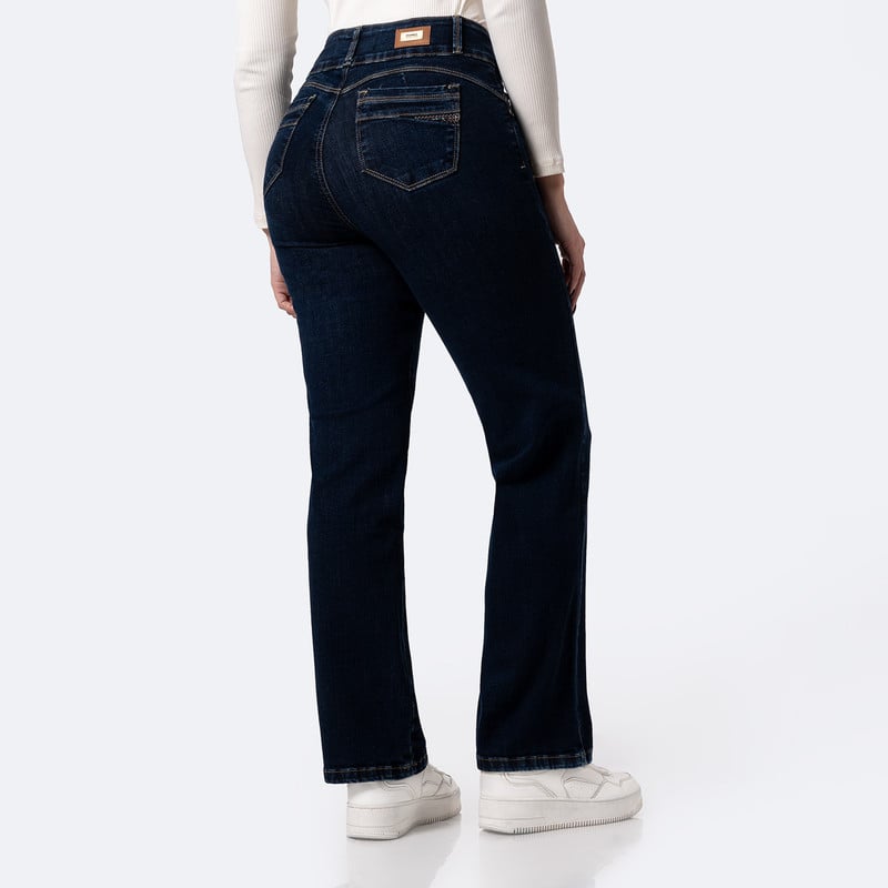 PANTALON DENIM STRETCH MUJER BREANI - 3
