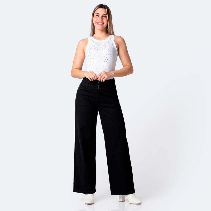 PANTALON DRILL STRETCH MUJER NELITA - 2
