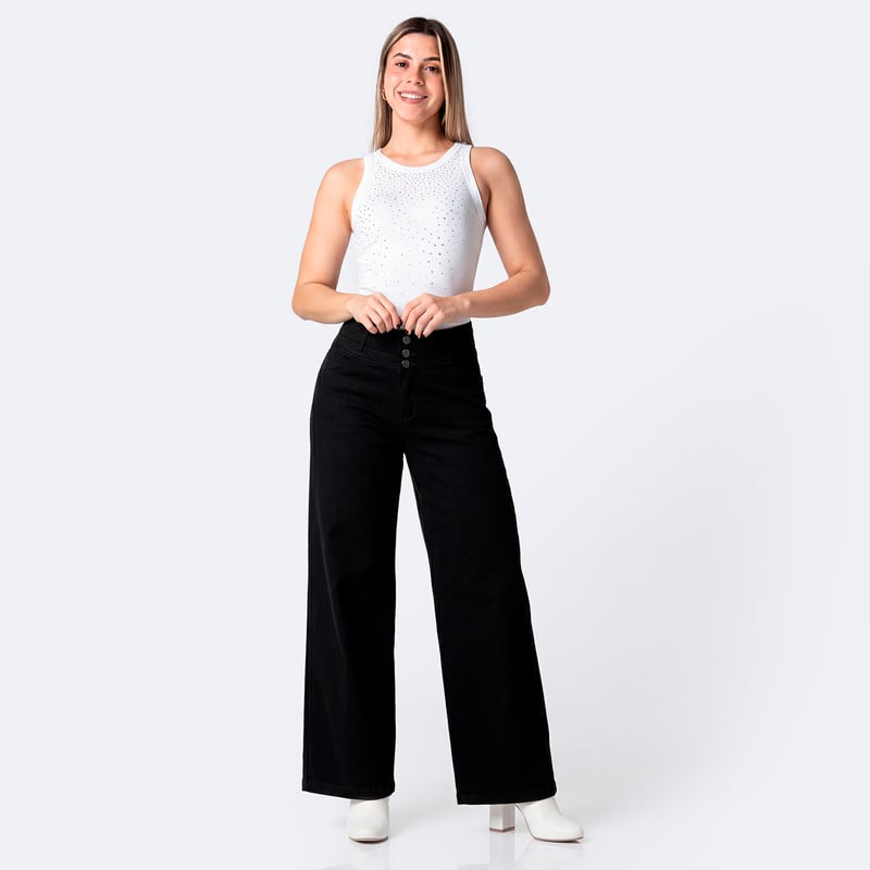 PANTALON DRILL STRETCH MUJER NELITA - 2