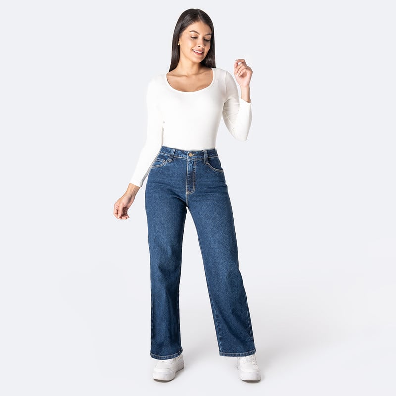 PANTALON DENIM STRETCH MUJER MANUELAH - 2