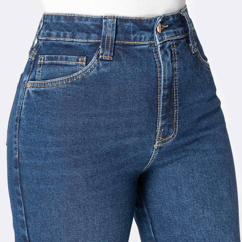 PANTALON DENIM STRETCH MUJER MANUELAH - 4