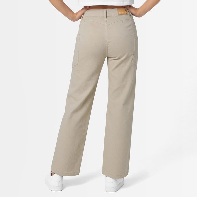 PANTALON DRILL STRETCH MUJER SOLENNA - 3
