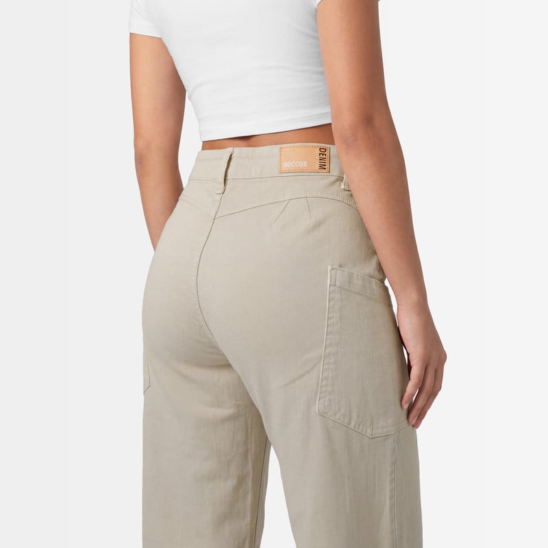 PANTALON DRILL STRETCH MUJER SOLENNA - 5