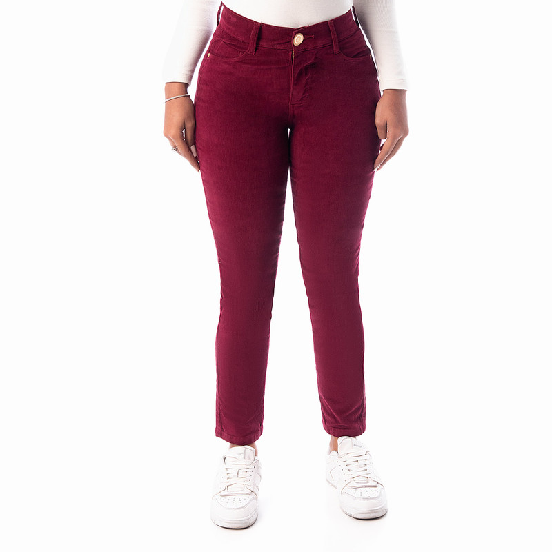 PANTALON CORDUROY STRETCH MUJER DENISE - 2
